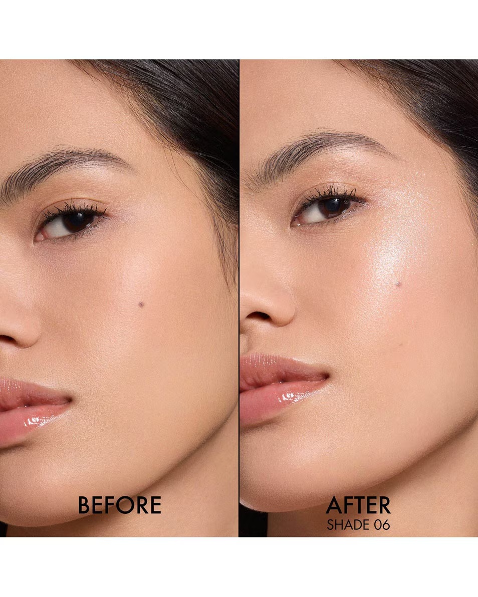 DIOR Dior Forever Glow Luminizer - ilgai išliekantis šviestuvas. Ilgai išliekantis šviestuvas su hialurono rūgštimi.