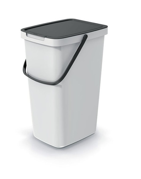 Kosz na śmieci popielaty systema q collect nhw20-427c