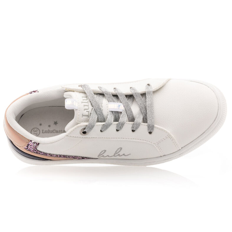 Coșuri / adidași Fille Blanc