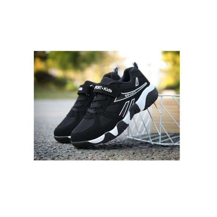 Scarpe da ginnastica per bambini e bambine, scarpe sportive in mesh traspirante, antiscivolo, primavera/autunno - bianche