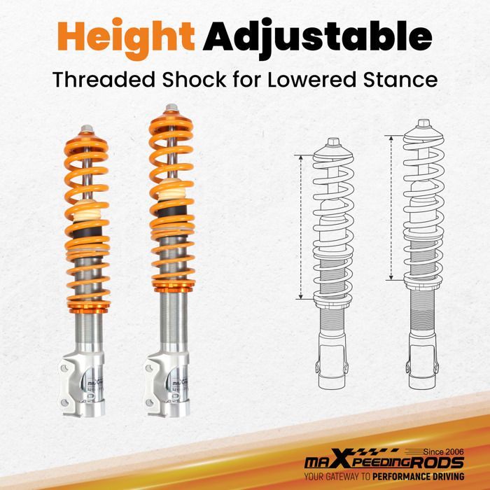 Kit ammortizzatori coilover per VW Corrado Golf II III Jetta II Vento 19E, 1G1 1.0/1.3/1.4/1.6/1.8