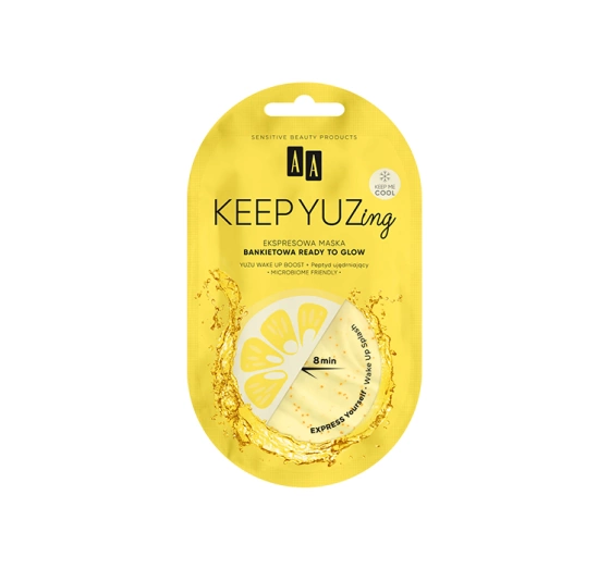 AA Keep Yuzing ekspresowa maska bankietowa Ready to Glow 7 ml