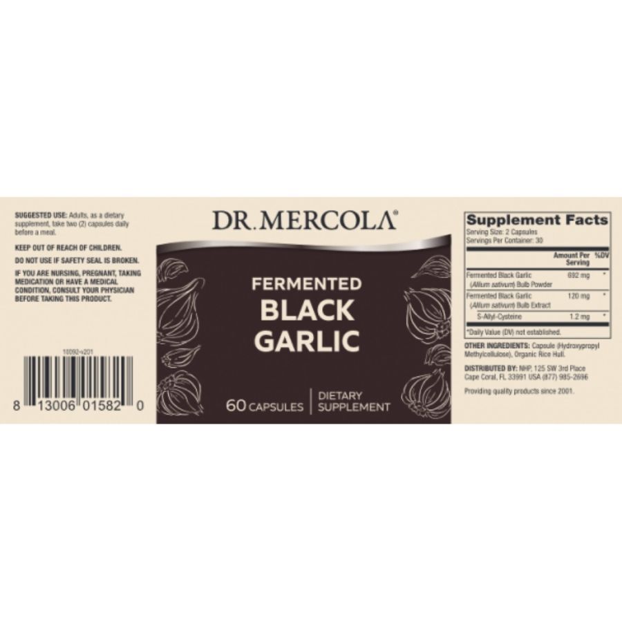 Dr. Mercola fermentierter schwarzer Knoblauch