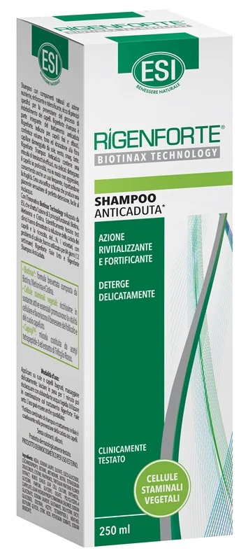 ESI Esi Rigenforte Energizing shampoo tegen haaruitval voor fijn en beschadigd haar 250 ml Versterkt het haar