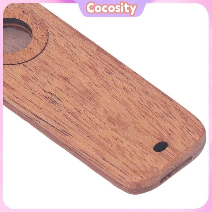 Kazoo de madera Cocosity, kazoo profesional compacto y portátil de caoba para niños, principiantes y adultos, 2,3 pulgadas cuadradas.