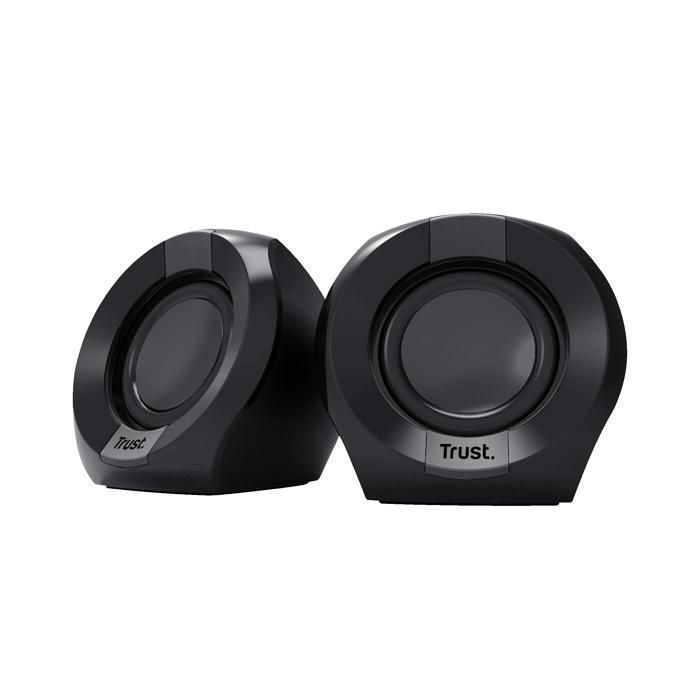 Enceinte PC Compacte 2.0 - Trust - 8W - USB - Jack AUX 3.5 mm - Contrôle Volume Fil