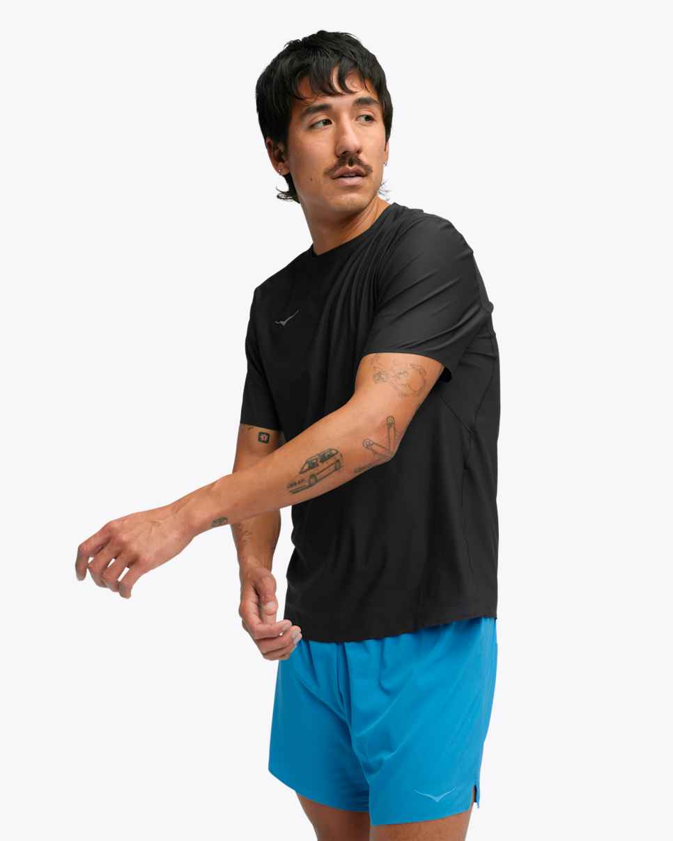 HOKA Airolite Tricou cu mânecă scurtă 2.0 Negru