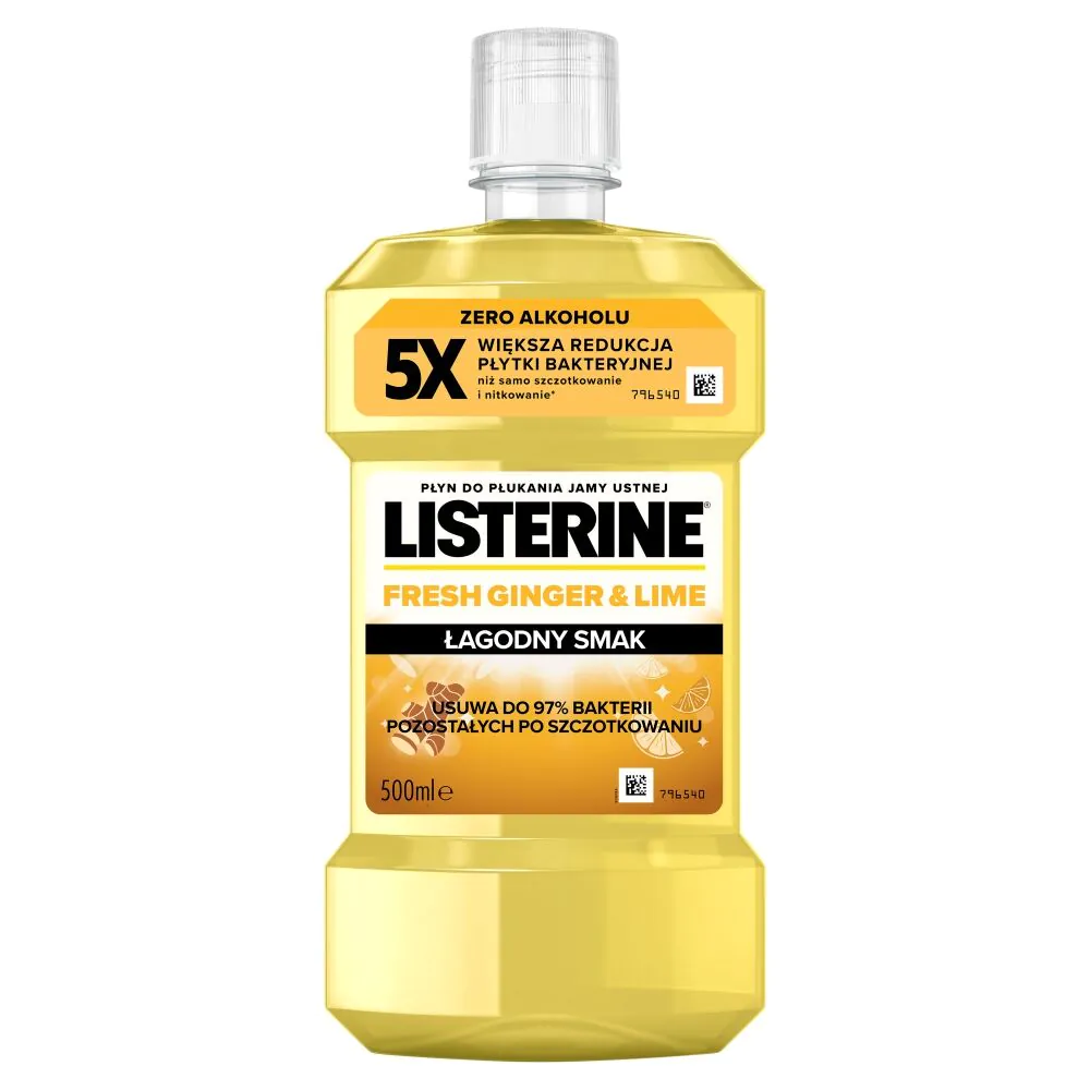 Listerine Ginger & Lime, Płyn do płukania Jamy Ustnej