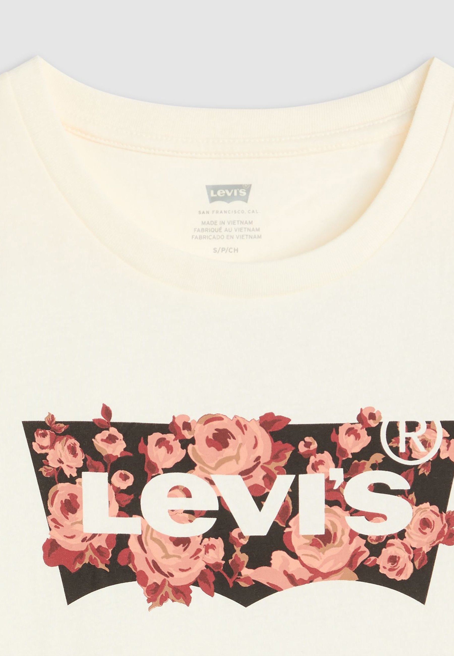 Levi's® HET PERFECTE T-SHIRT - T-shirt met print - gab rose bw fill egret