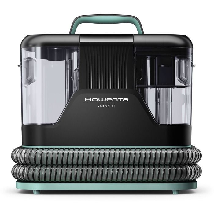 Aspirateur à main Rowenta Clean It, Shampouineuse textile, Détacheur nettoyeur efficace contre les taches IN5021F0