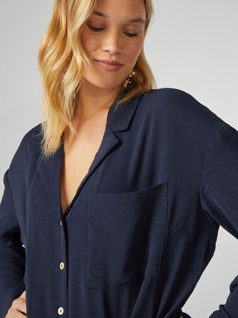 Camisa macia - AZUL