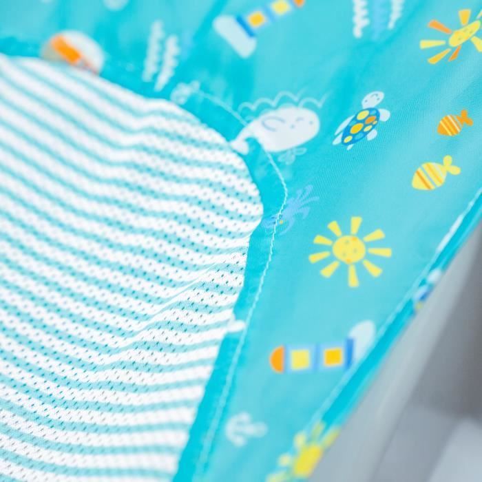 INGENUITY Umbaubare Babybadewanne, extra groß, komfortabel, mit weichem Stoffsitz in Hängemattenform, bis zu 24 Monate