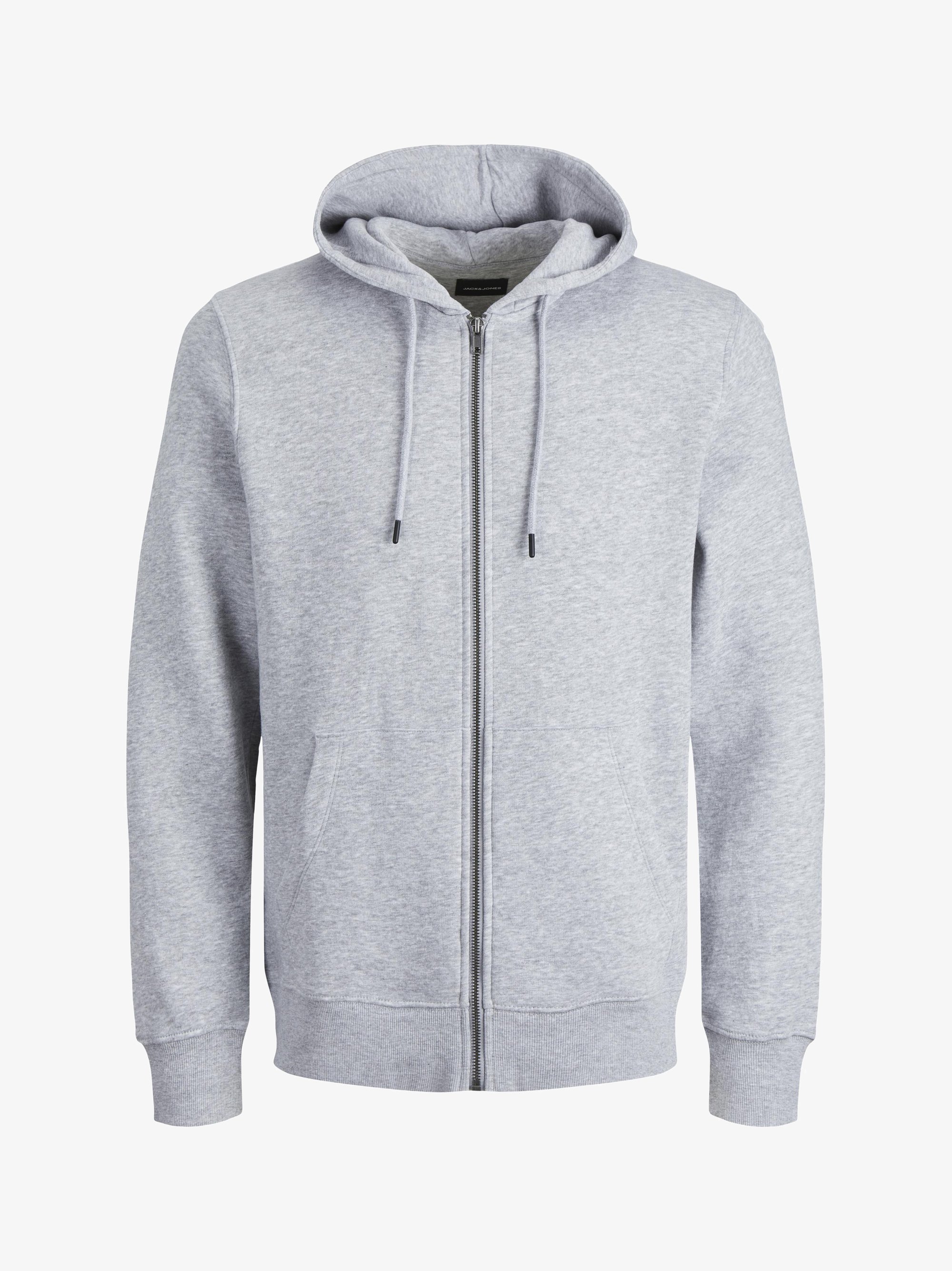 Jack & Jones JJEBRADLEY PLUS - Bluza rozpinana - jasnoszary melanż