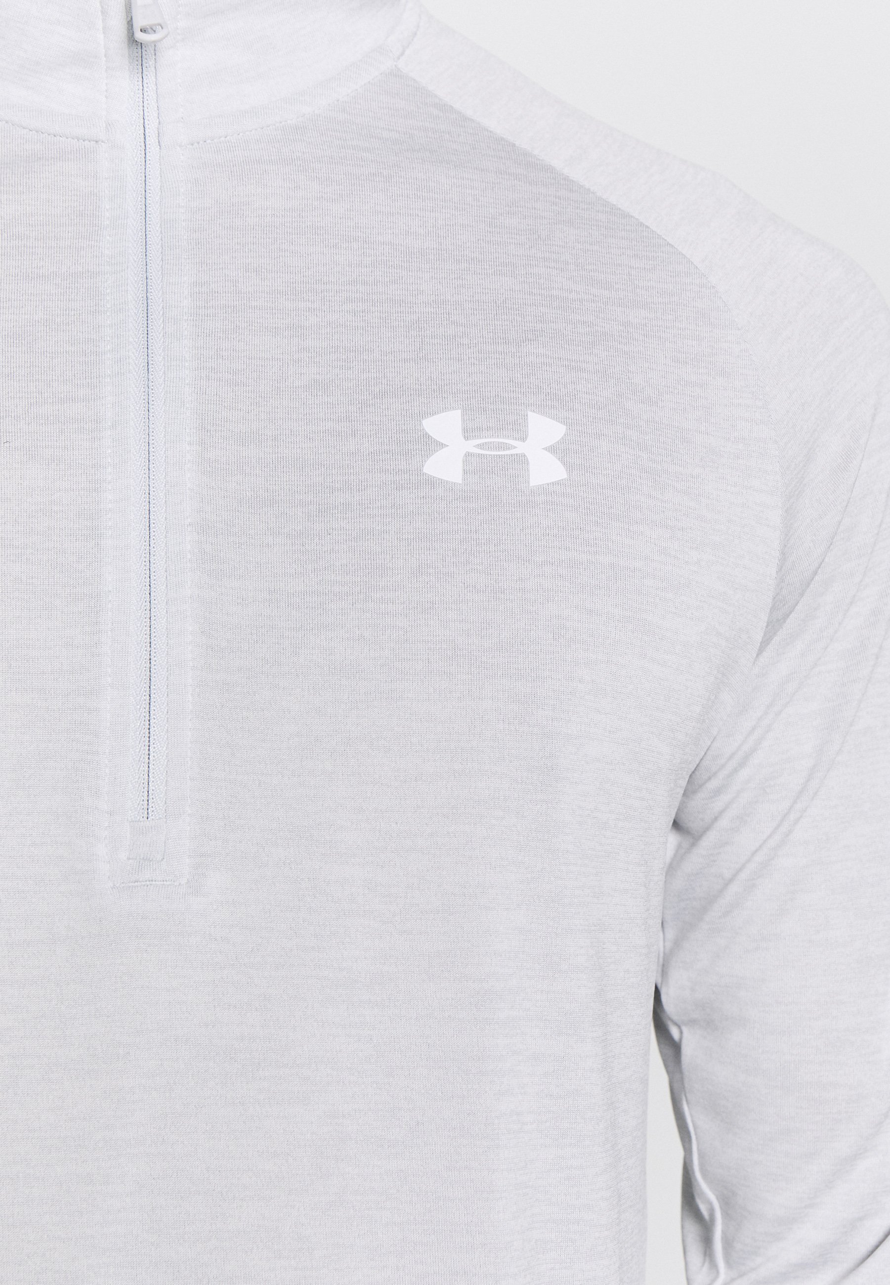T-shirt à manches longues Under Armour TECH 2.0 - Gris halo/blanc