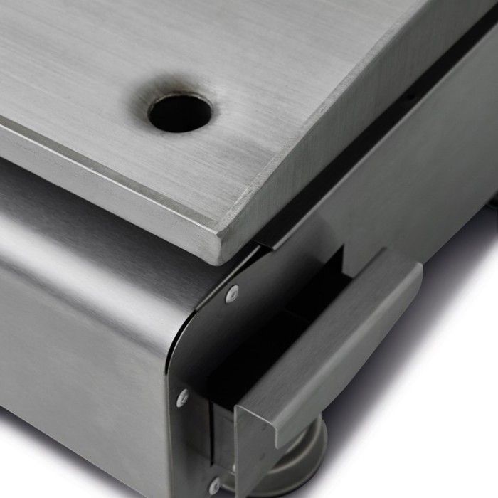 Plancha électrique Silvia IIG Inox - BRASERO - Plaque inox 67 x 34 cm - 2800 W - Jusqu'à 10 convives