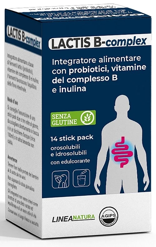AGIPS FARMACEUTICI Lactis B Complex voedingssupplement, 14 zakjes