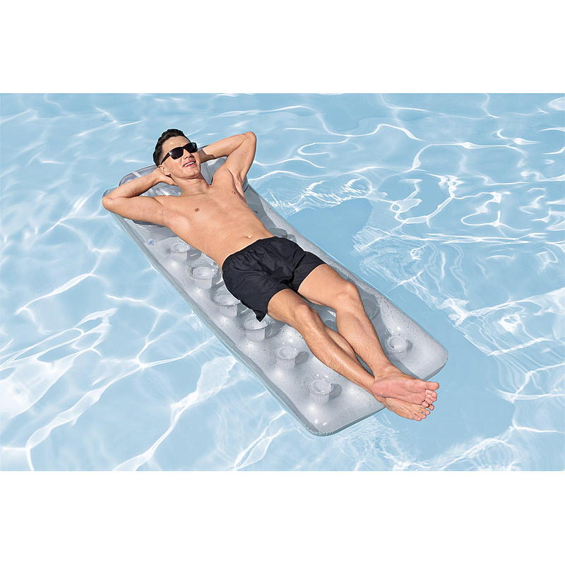 Bestway badmatras 71x188 cm, zilver