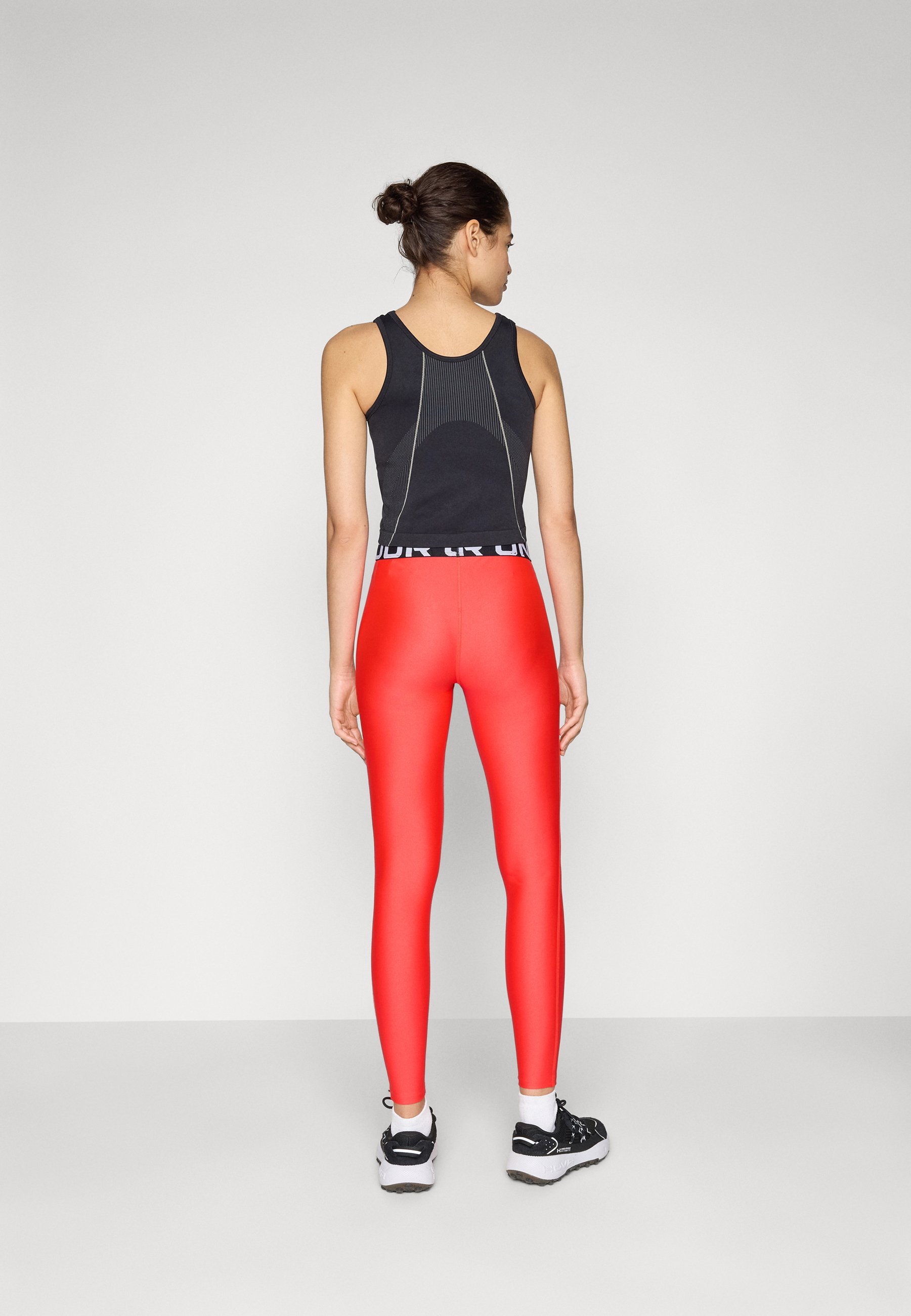 Under Armour HEATGEAR - Leggings - racer rood/wit