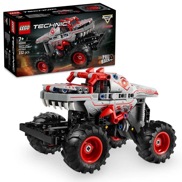 LEGO Technic 42200 Monster Jam ThunderROARus naťahovací mechanizmus