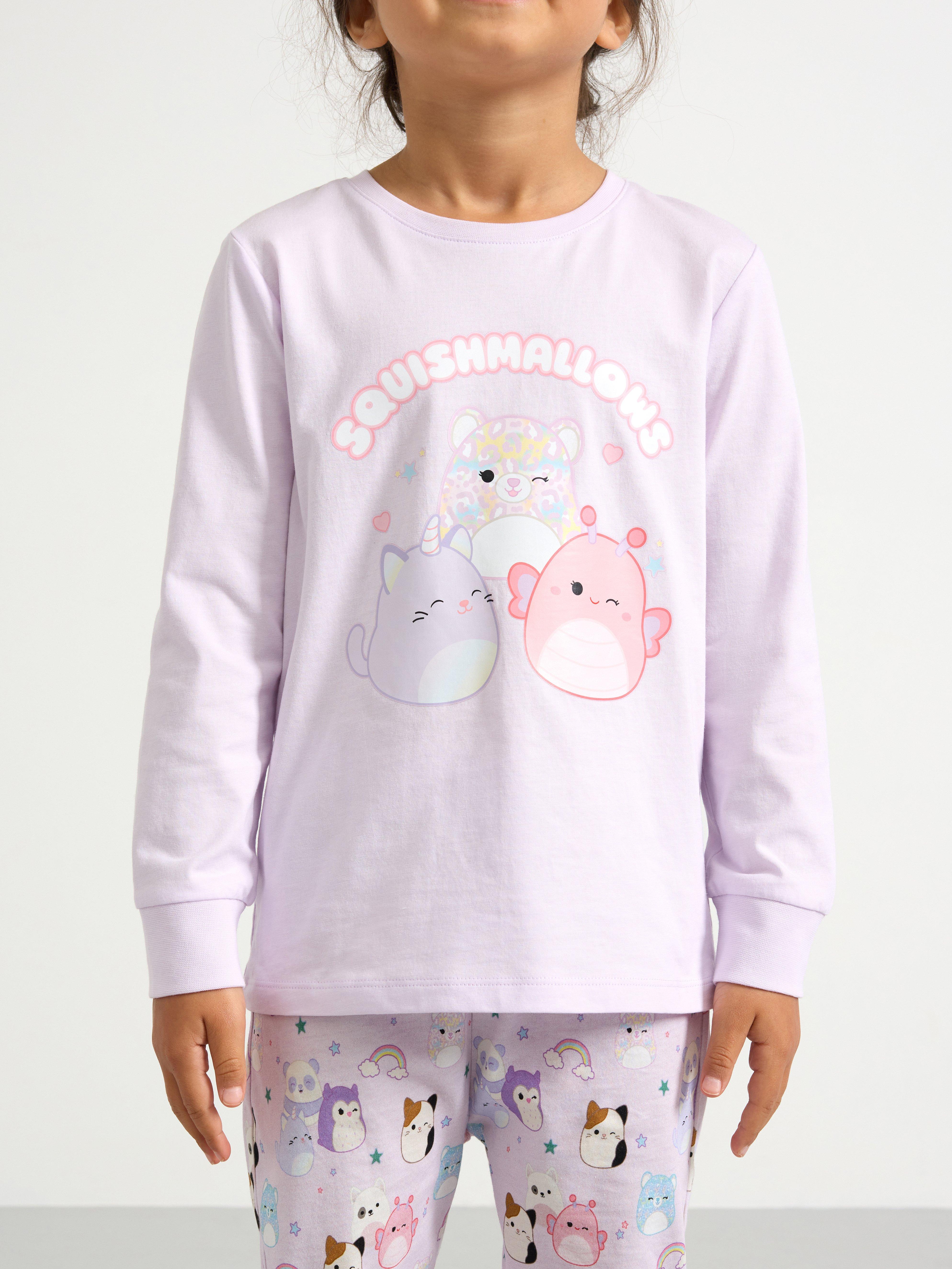 Squishmallows pyjamassett lys lilla