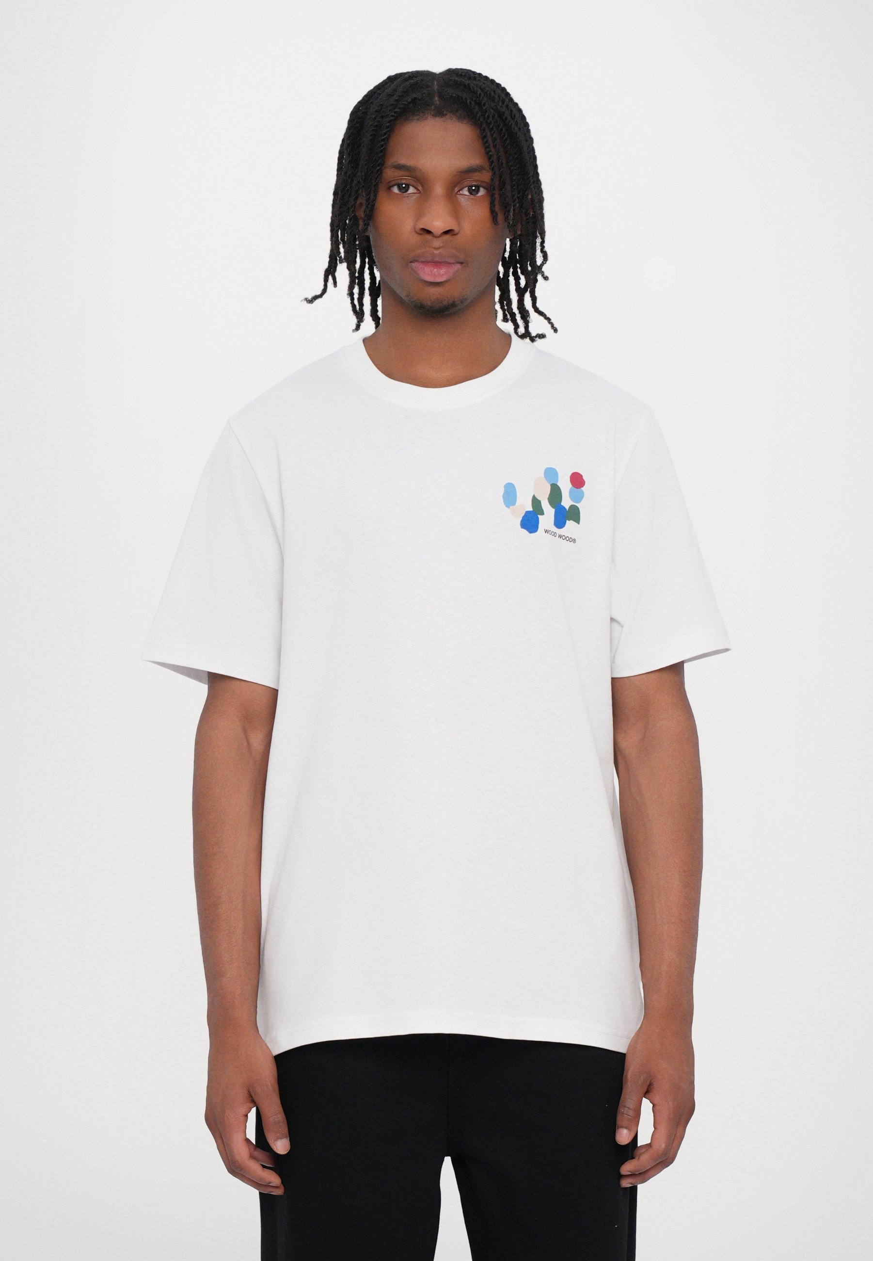T-shirt imprimé WOOD WOOD BOBBY - blanc éclatant