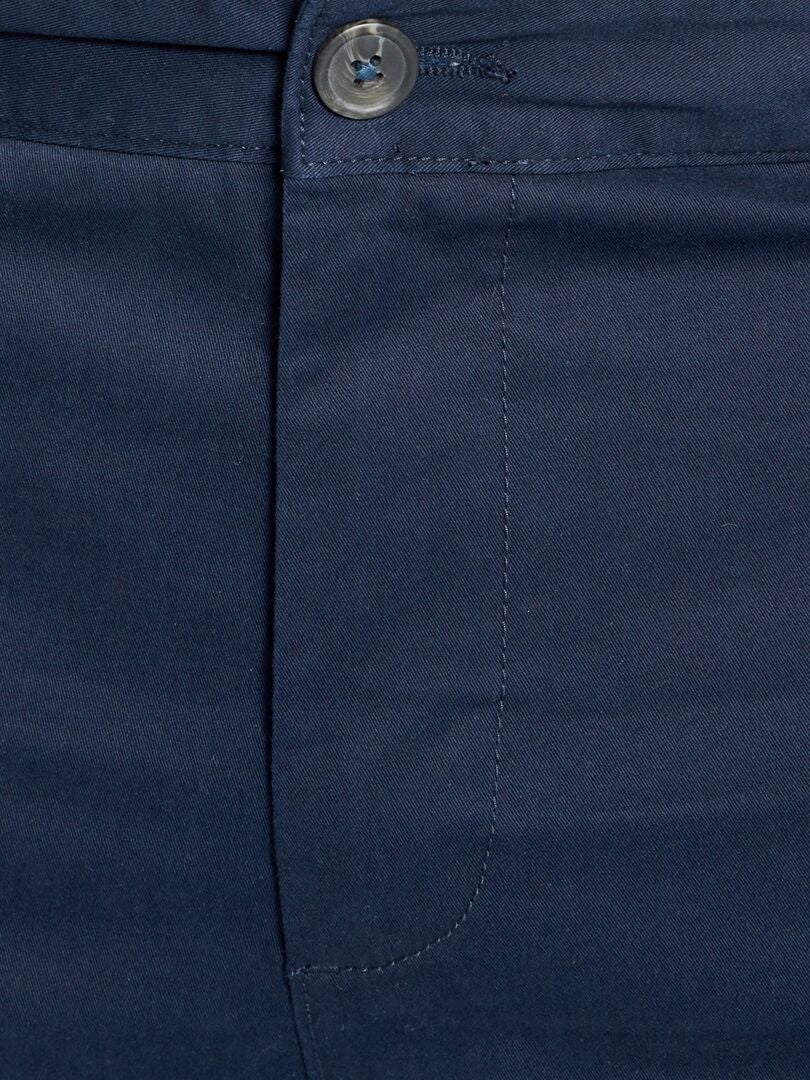 Slim fit chino broek maat L34 - blauw
