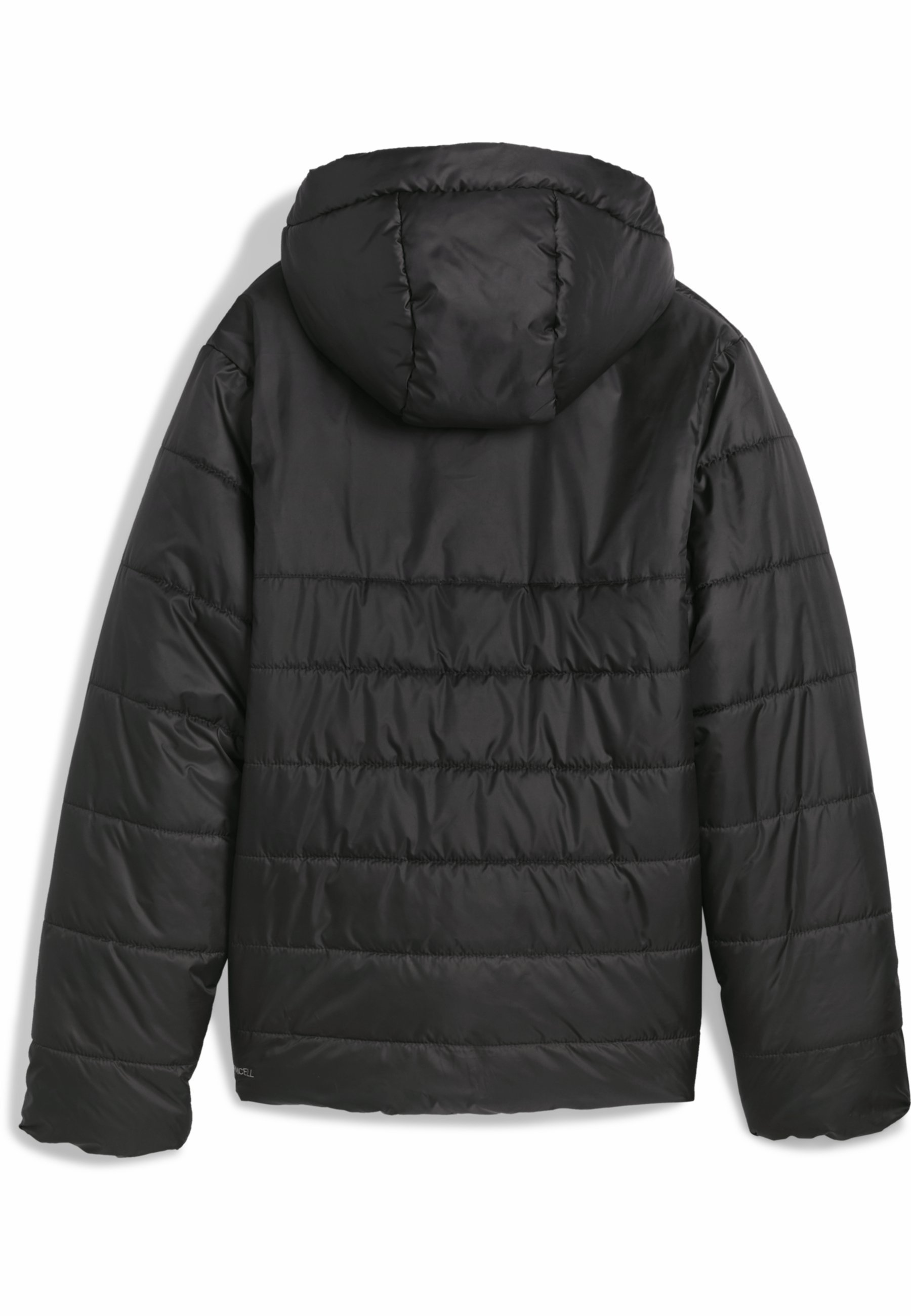 Puma gewatteerde winterjas met capuchon - zwart