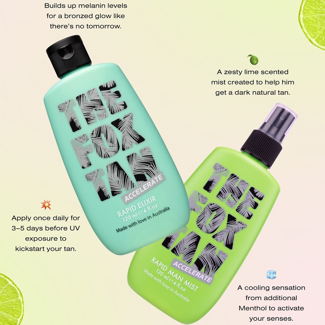 THE FOX TAN Sprej za samotamnjenje, brzo tamnjenje – 120 ml