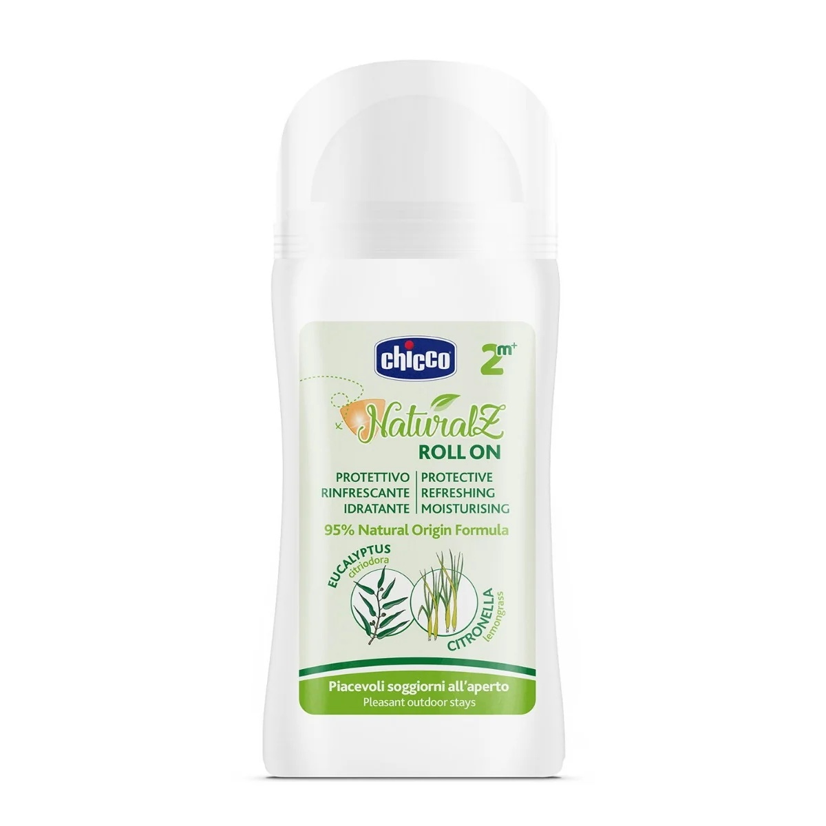 CHICCO Chicco roll-on Citronela Naturalz 60 ml repelente de mosquitos