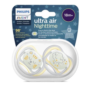 Philips Avent Ultra Air knupītis 18m meitenēm 2 gab. 2 gab.