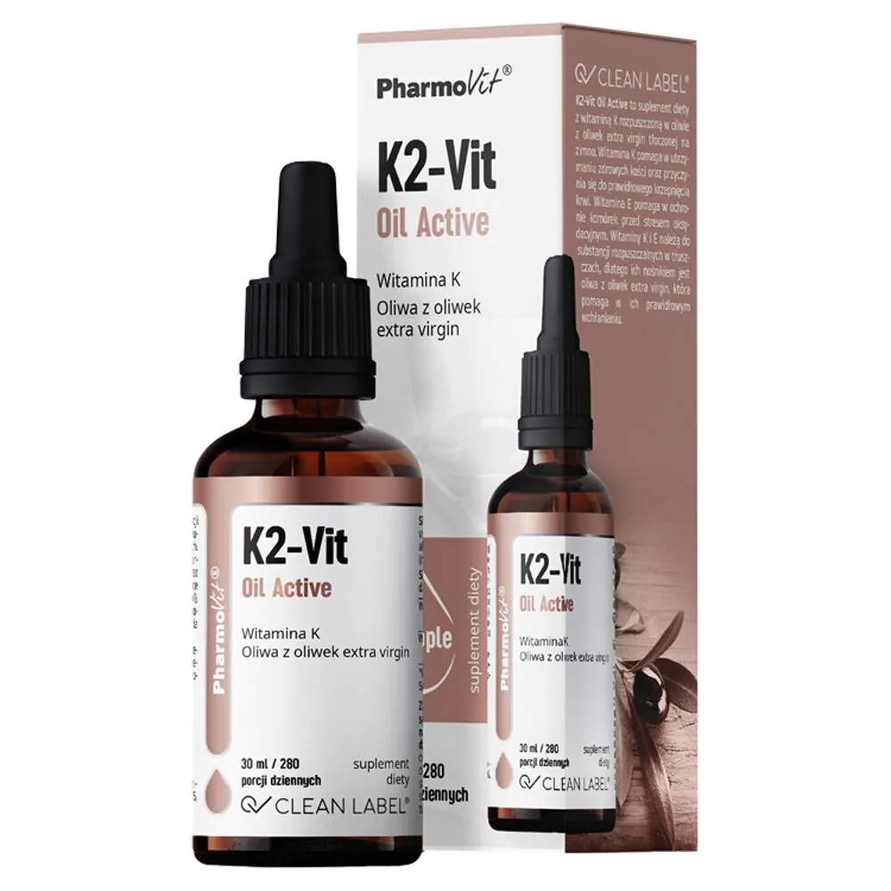 PharmoVit Clean Label K2-Vit Oil Active Krople