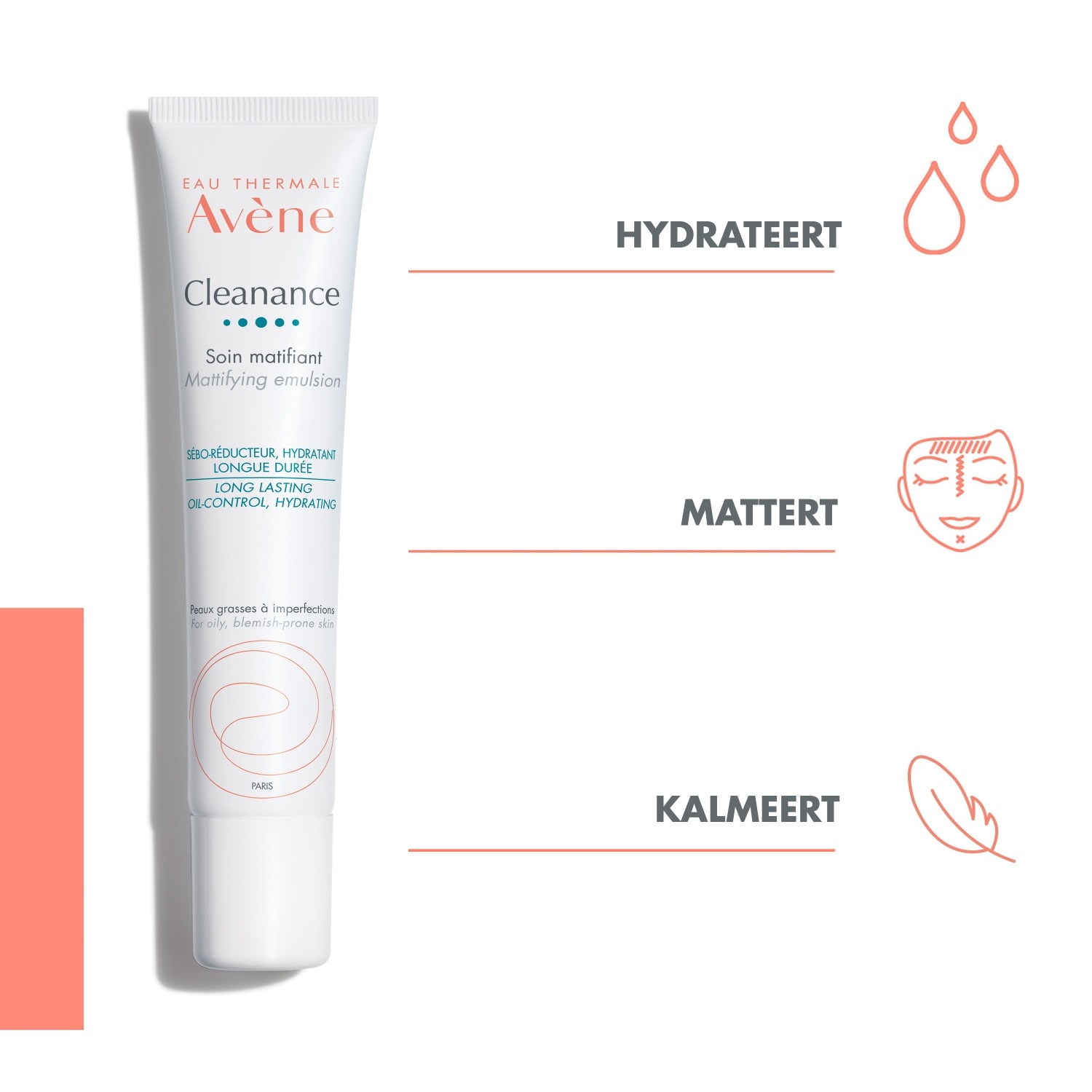 Avène anti-pikel Pflege Reinigungs-Mattierende emulzija - 40 ml