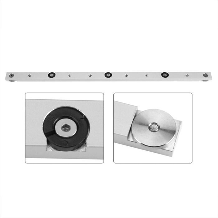 450mm Sliding Table Saw Guide Rail, Aluminum Alloy, Precision Woodworking Accessory