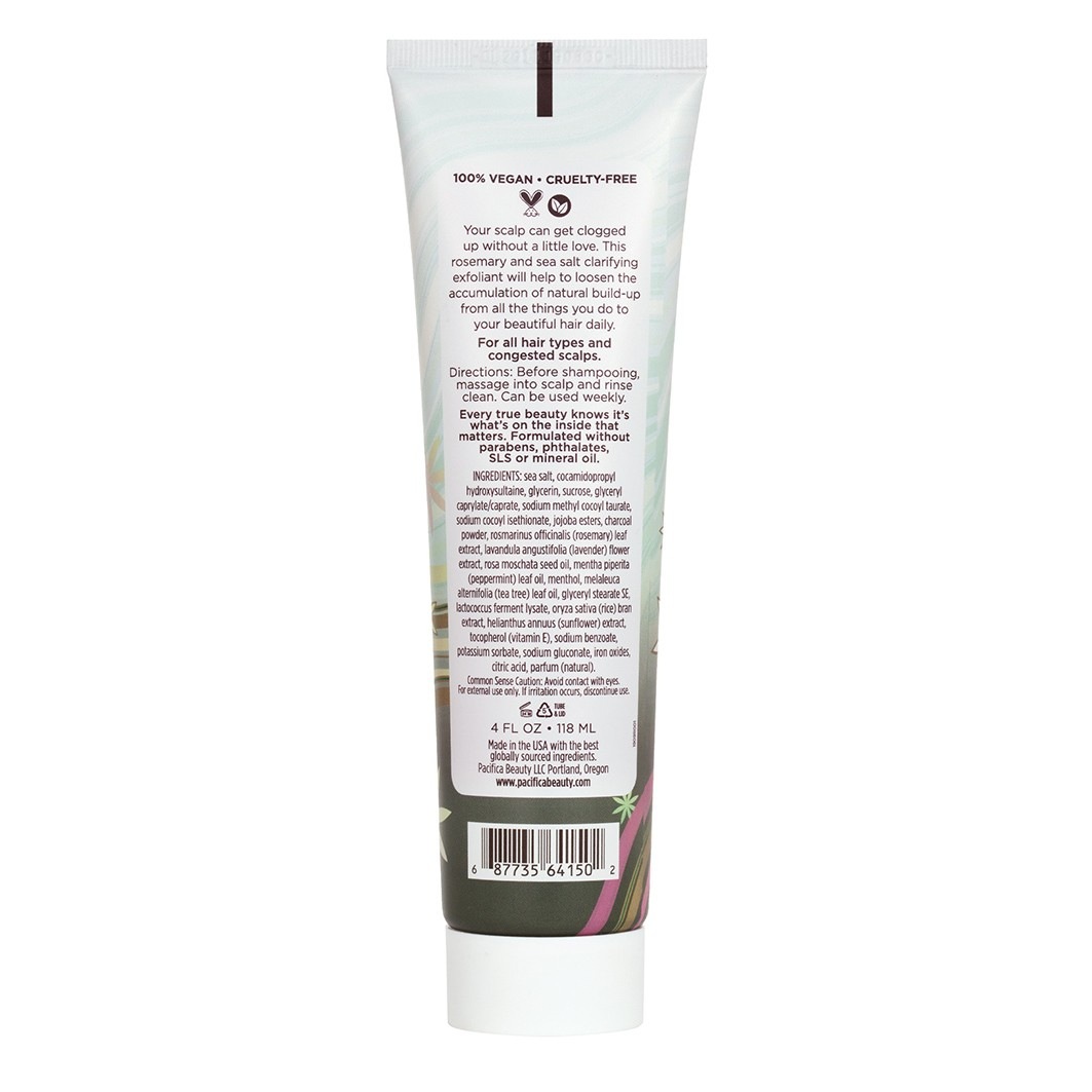 Exfoliante capilar desintoxicante de romero Pacifica Scalp Care - 118 ml