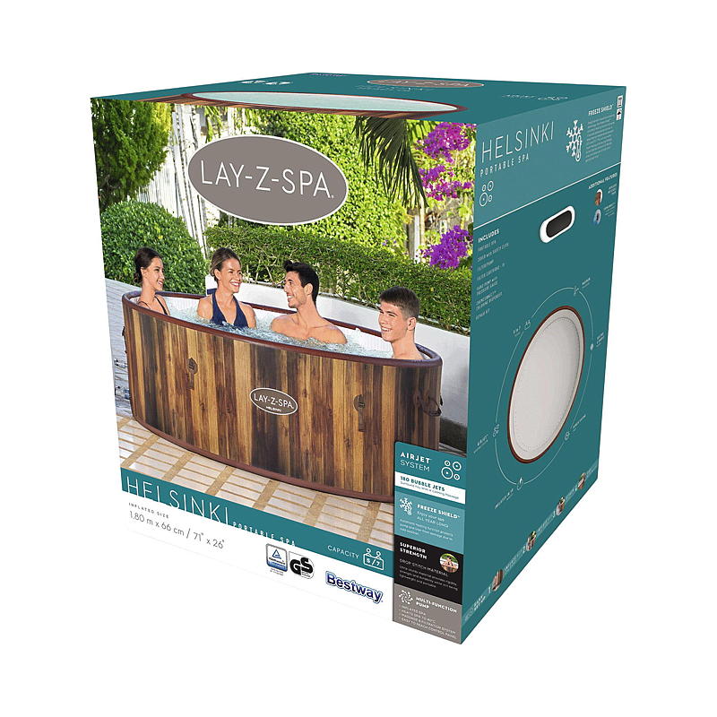 Bestway Lay-Z spa-boblebad, Helsinki
