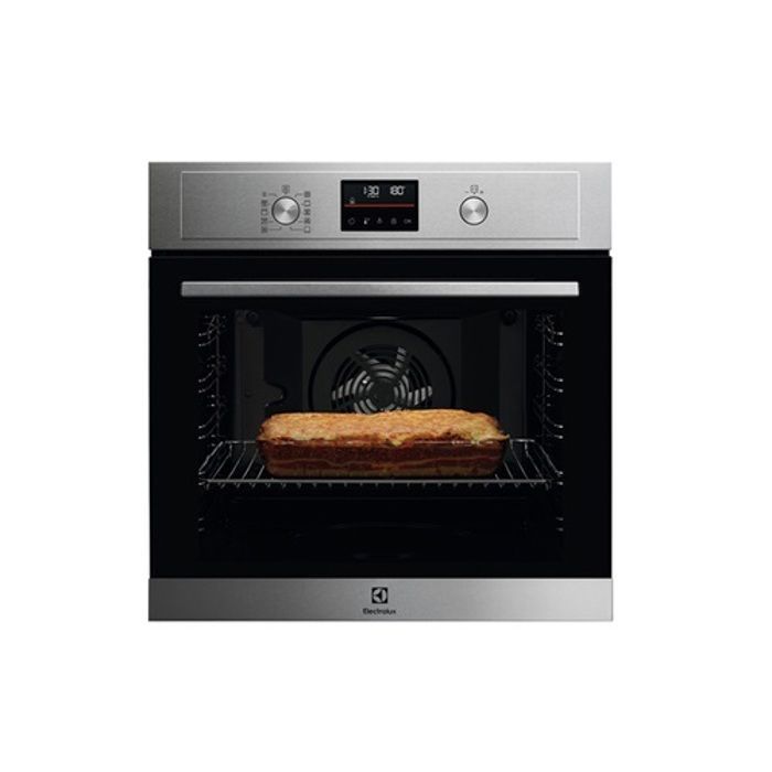 Forno Electrolux EDF4P46X2 da incasso multifunzione, 72 L, classe energetica A+, con ventilazione forzata.