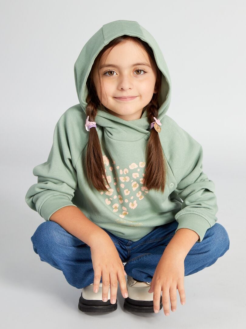 Sudadera de felpa fácil de poner - BLANCA