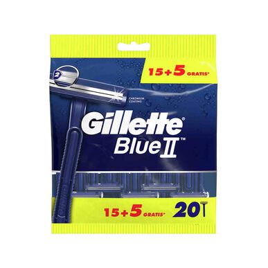 Gillette Lâminas de Barbear Descartáveis Blue II      20 un 20 un