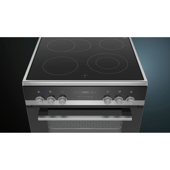 Siemens iQ500 HK9S5A240, Fornuis, Zwart, Draaiend, Touchscreen, Bovenfront, 1,2 m, Elektronisch