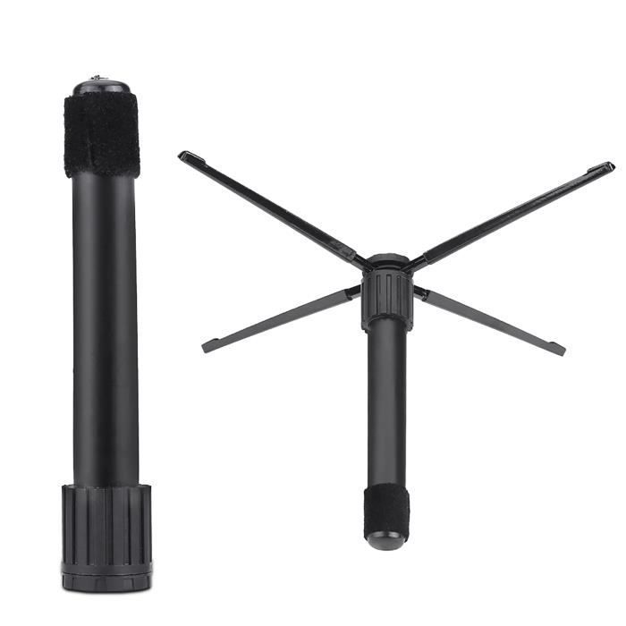 Soporte plegable de 4 patas SURENHAP para clarinete, flauta y oboe - Negro