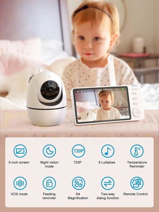 Babyphone Caméra Bébé Surveillance 5