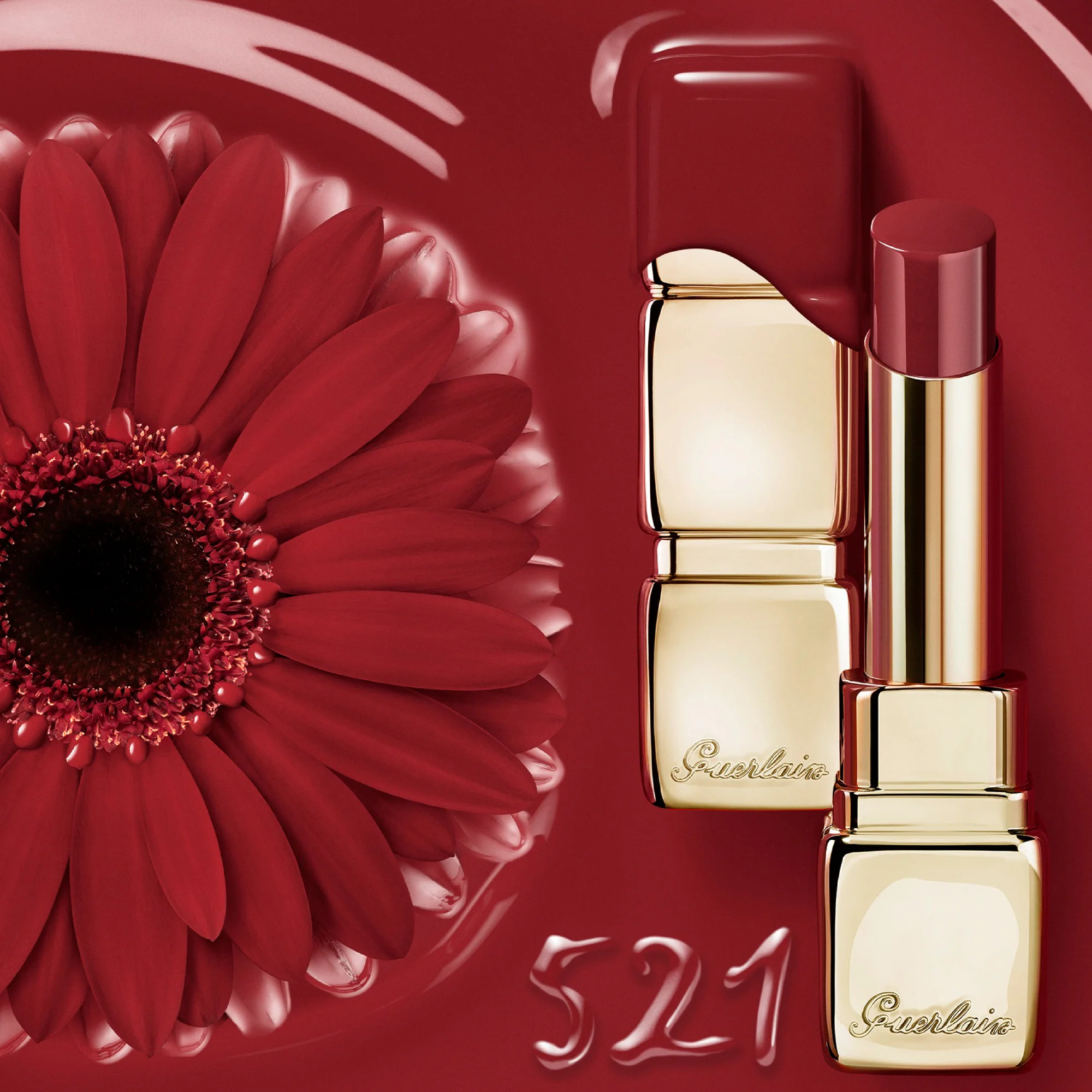 Labbra KissKiss Shine Bloom - Rossetto brillante, Rossetto
