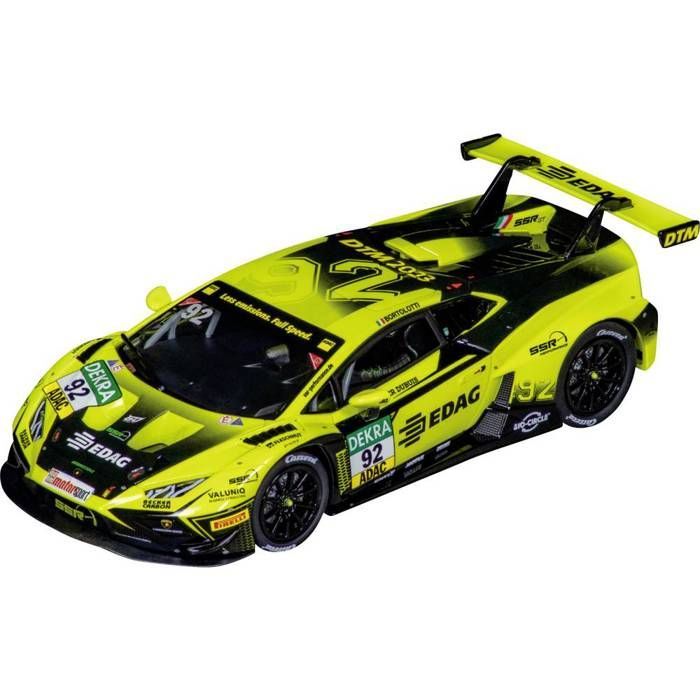 Voiture de circuit - CARRERA - Huracán GT3 Evo2 n°92 DTM 2023 - Feux AV/AR - Réglable - Compatible Evolution