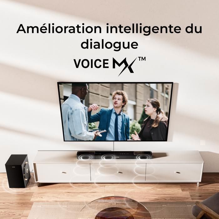 Ultimea Barre de son 3.1.2ch avce Dolby Atmos - Système de Son Surround Virtuel - App Contrôle - Skywave F30 Boom