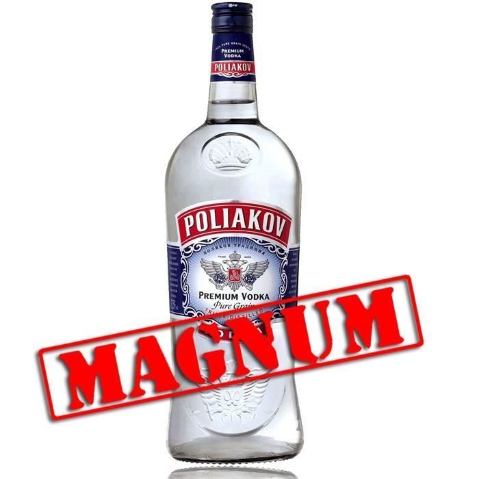 Magnum Vodka Poliakov - Vodka Russe - 37,5%vol - 150cl
