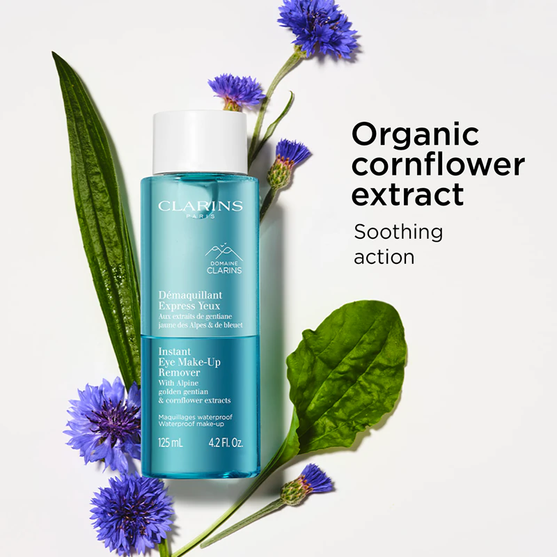 Clarins Cleansing Instant Eye Make-Up Remover je dvojfázový odličovač očí pre citlivé oči.