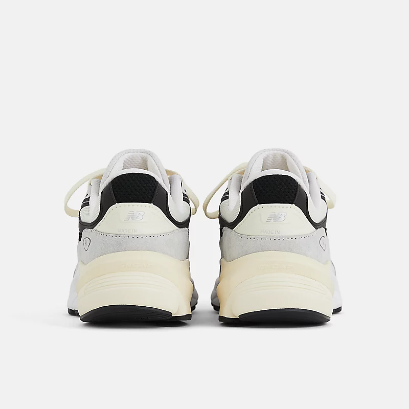 Unisex, hergestellt in den USA, 990v6 – Grau mit Schwarz