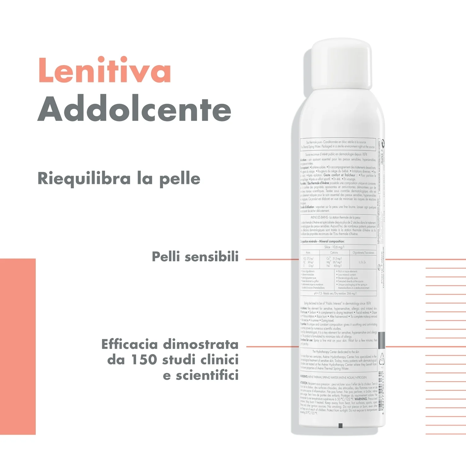 Acqua termale Acqua Termale Avène Spray - Spray viso idratante