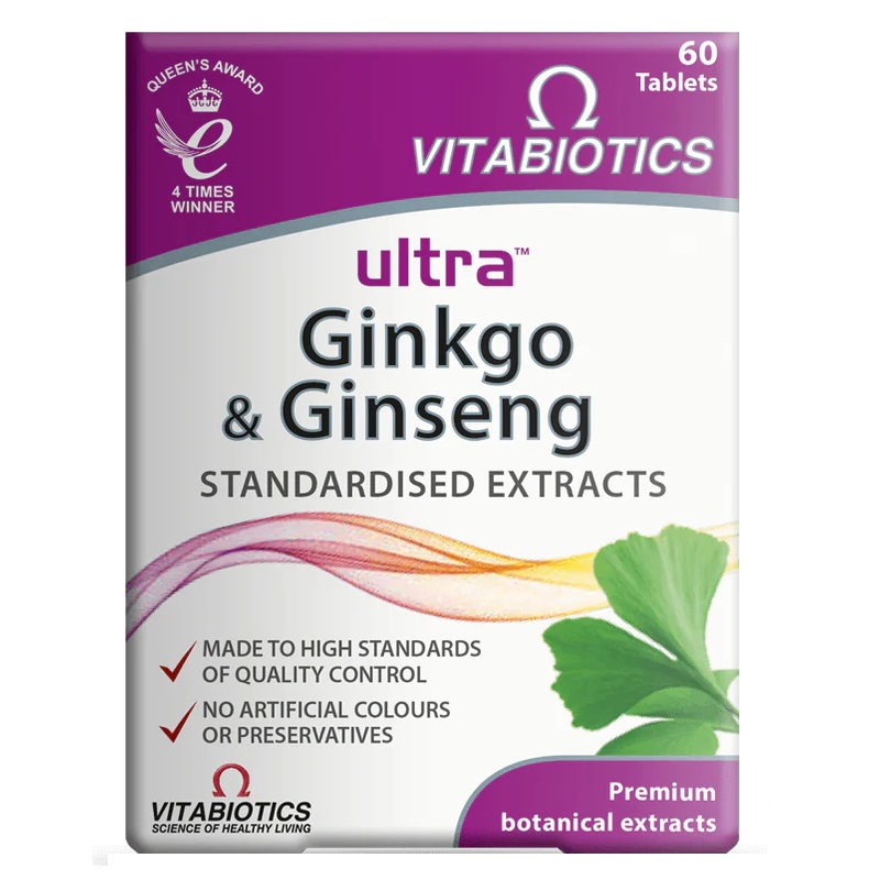 Vitabiotics Ultra Ginkgo & Ginseng