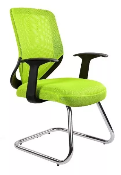 Fotel biurowy MOBI SKID zielony